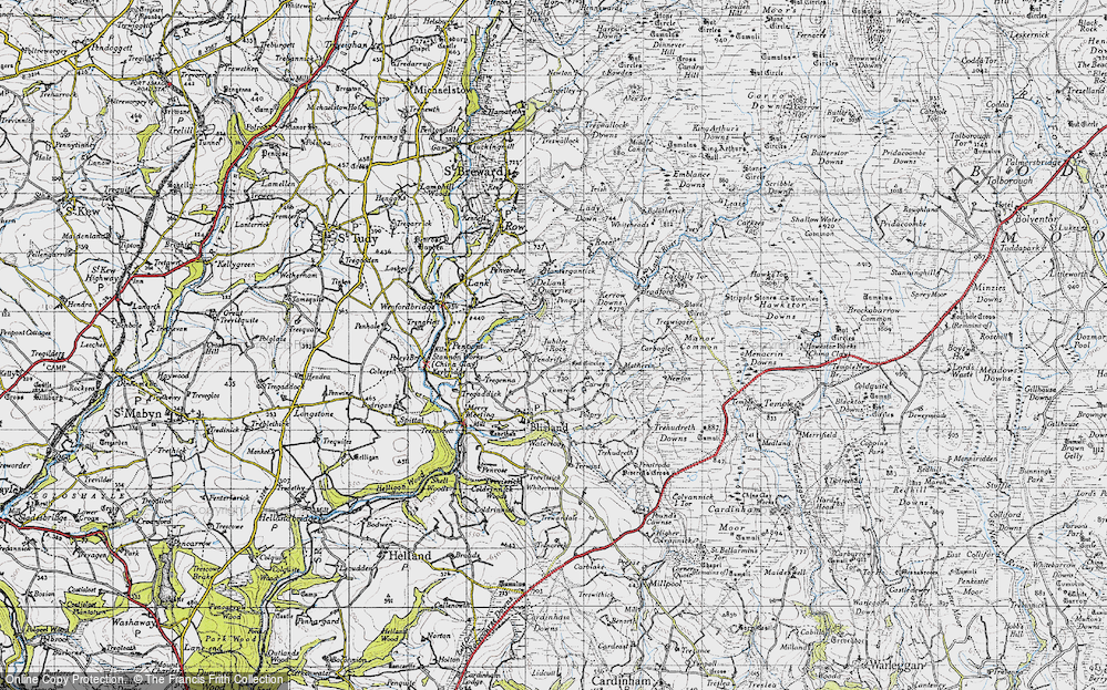 Old Map of Pendrift, 1946 in 1946