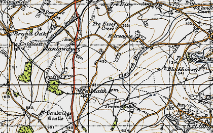 Old map of Penguithal in 1947