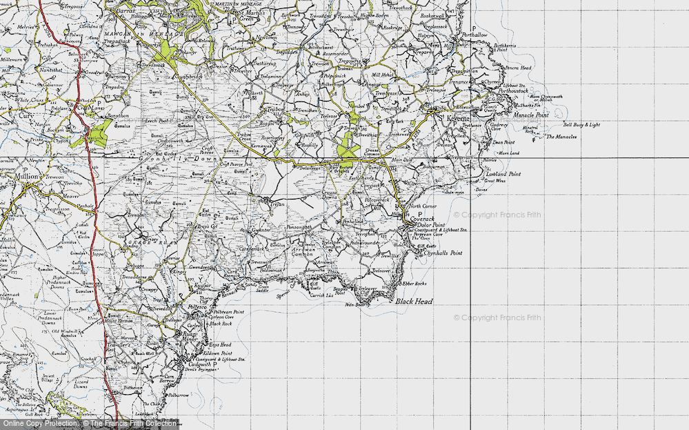 Old Map of Penhallick, 1946 in 1946