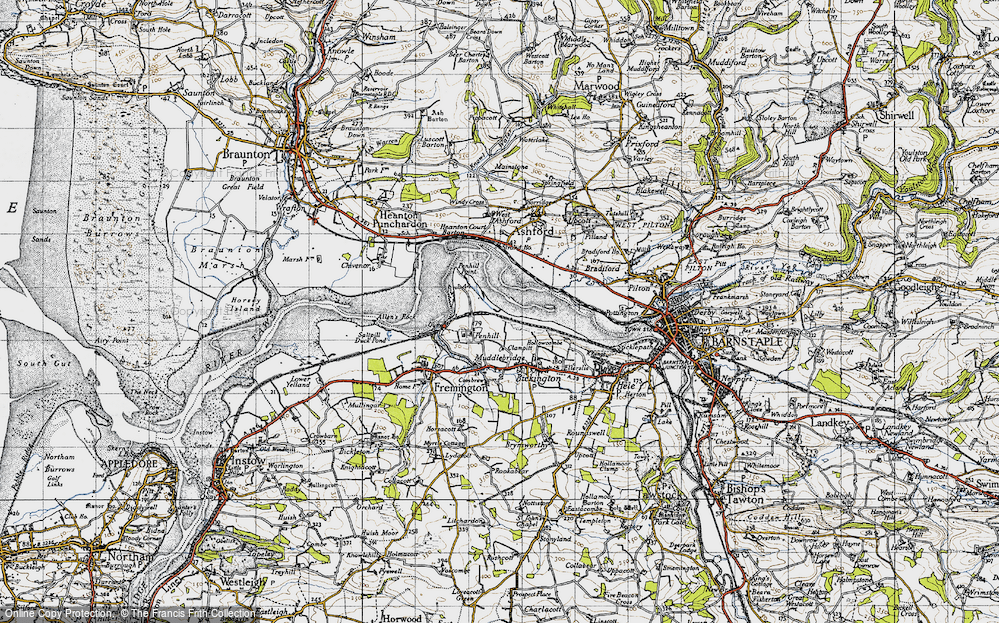 Old Map of Penhill, 1946 in 1946