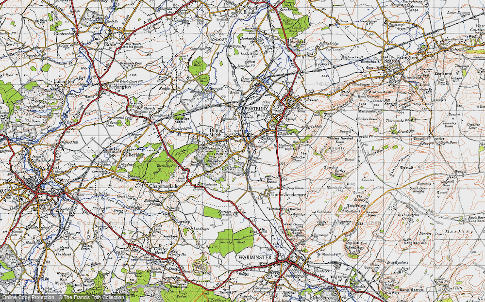 Old Map of Penknap, 1946 in 1946