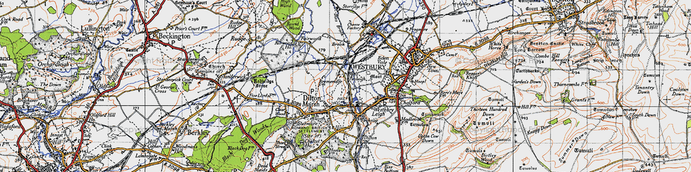 Old map of Penleigh in 1946