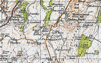 Old map of Pennerley in 1947