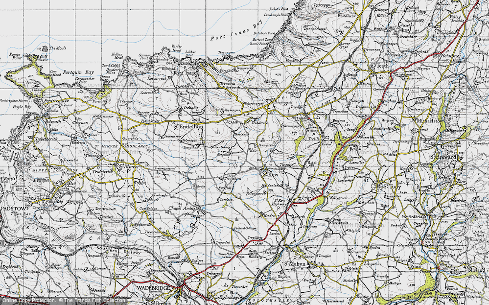 Old Map of Pennytinney, 1946 in 1946