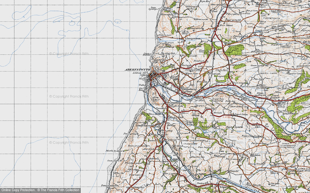Old Map of Penparcau, 1947 in 1947