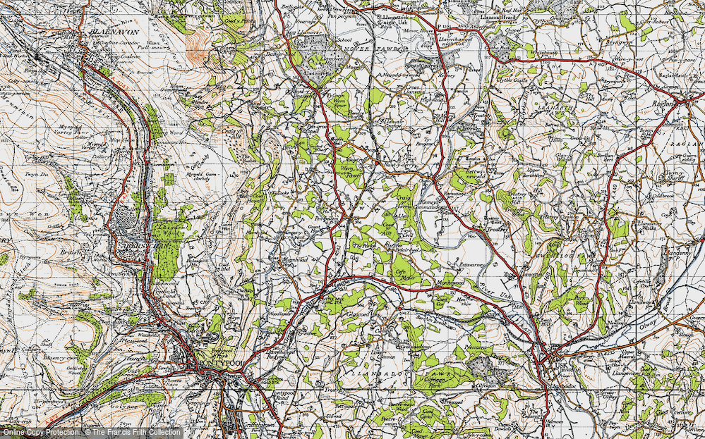 Old Map of Penperlleni, 1946 in 1946