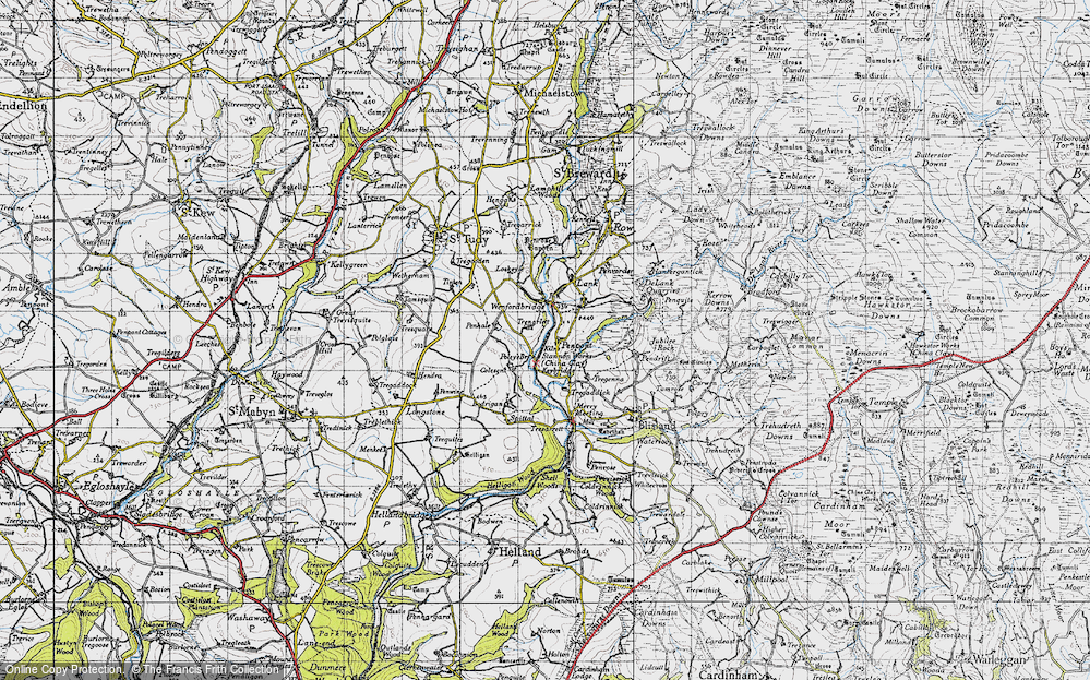 Old Map of Penpont, 1946 in 1946