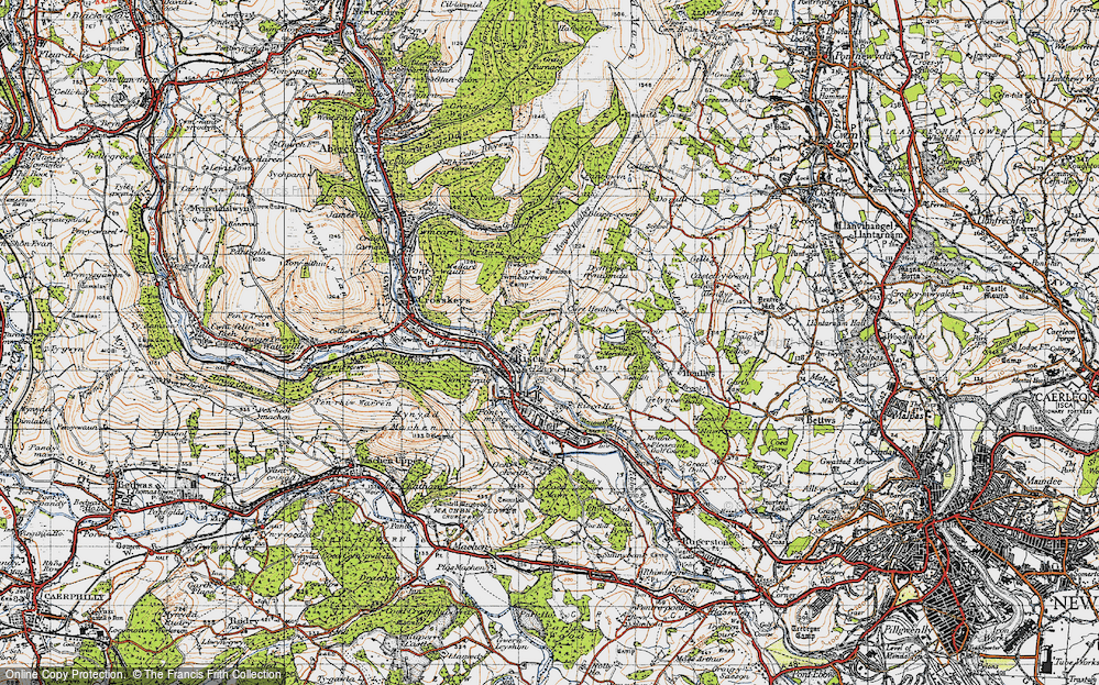 Old Map of Penrhiw, 1947 in 1947