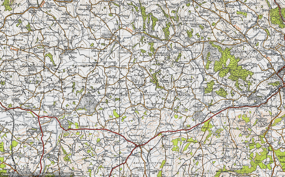 Old Map of Penrhos, 1946 in 1946