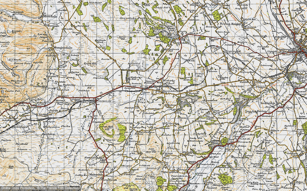 Old Map of Penruddock, 1947 in 1947