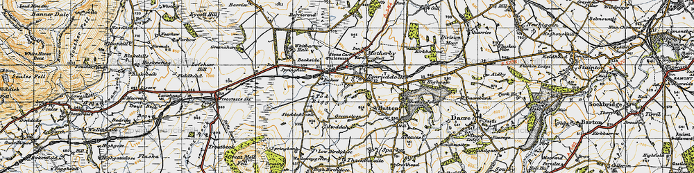 Old map of Penruddock in 1947