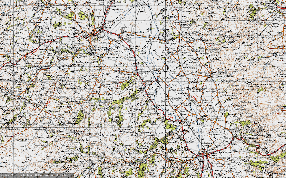 Pentre Llanrhaeadr, 1947