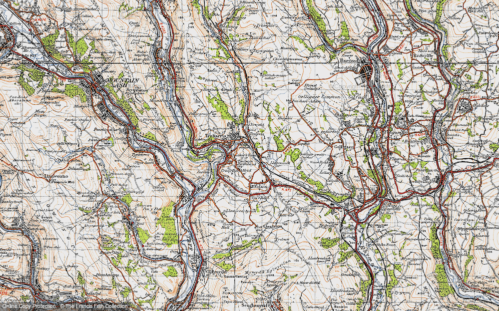 Old Map of Pentwyn Berthlwyd, 1947 in 1947