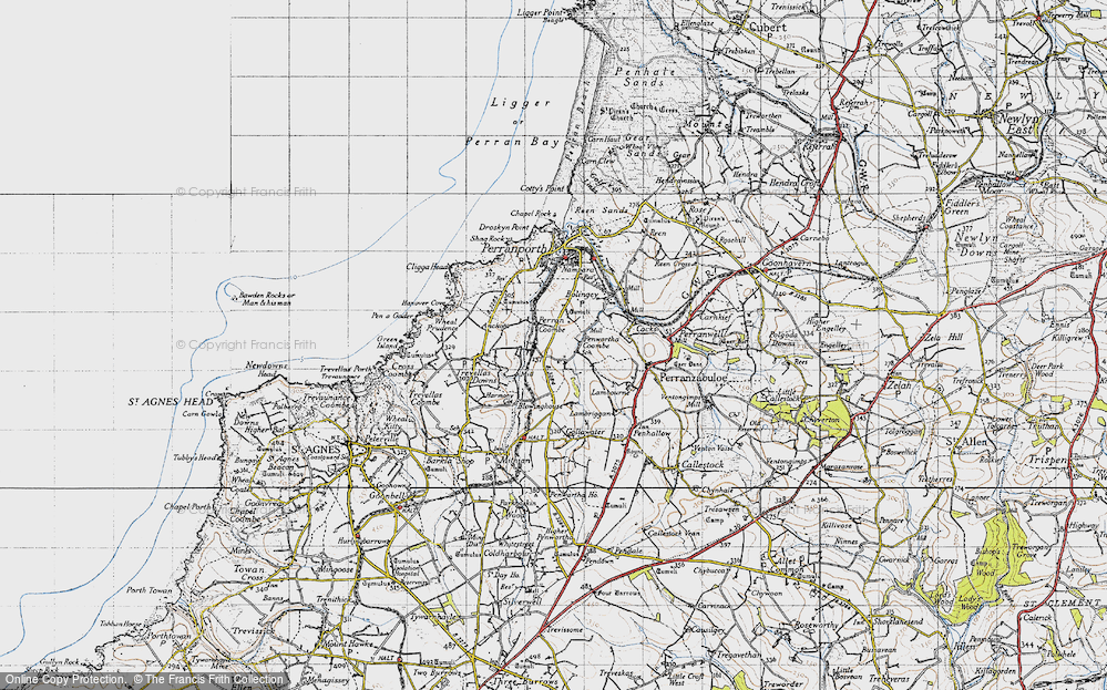 Old Map of Penwartha, 1946 in 1946