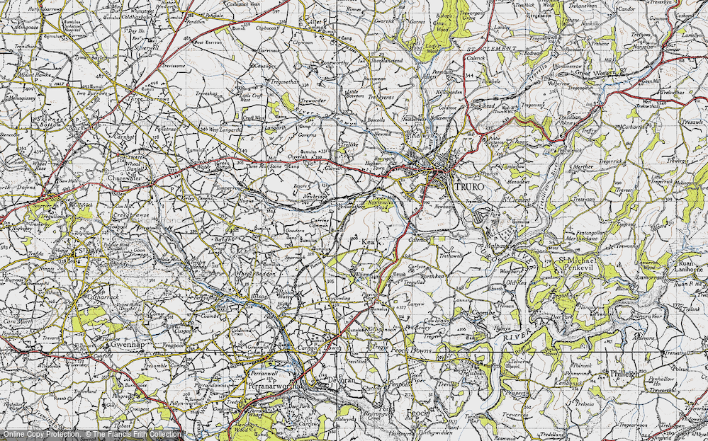 Old Map of Penweathers, 1946 in 1946