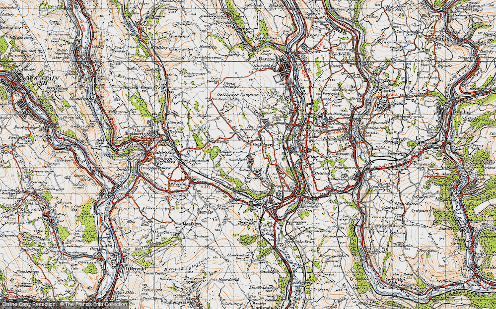 Old Map of Penybryn, 1947 in 1947