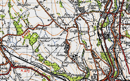 Old map of Penybryn in 1947