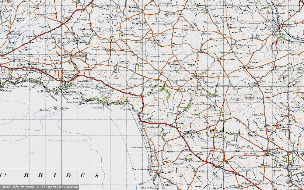 Old Map of Penycwm, 1946 in 1946
