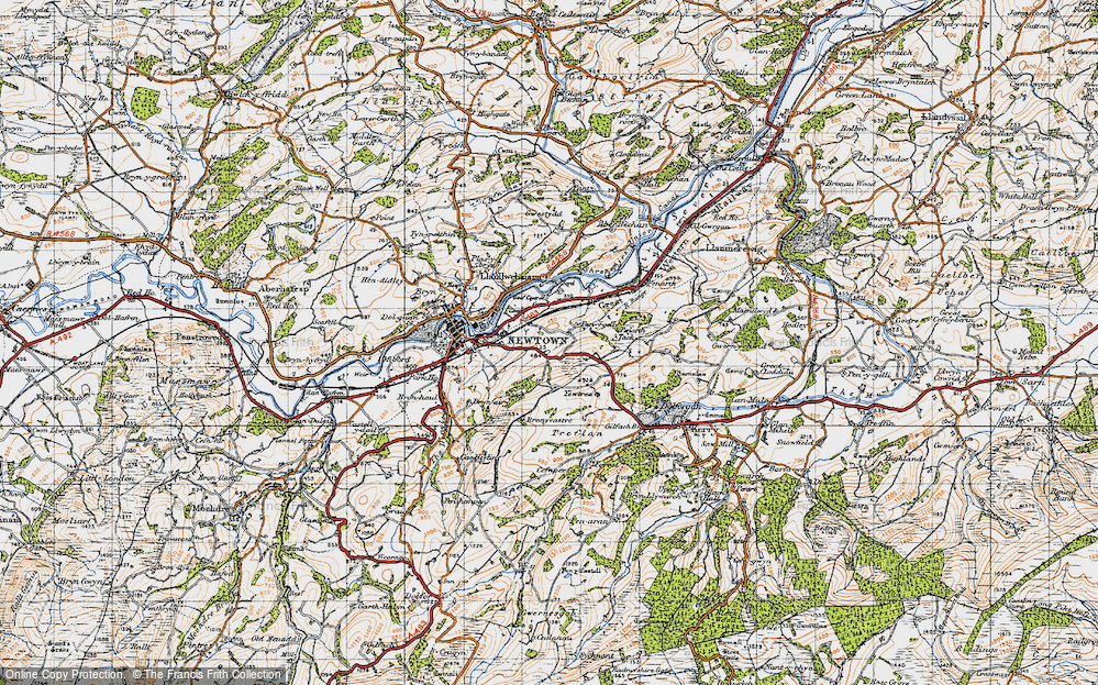 Old Map of Penygelli, 1947 in 1947