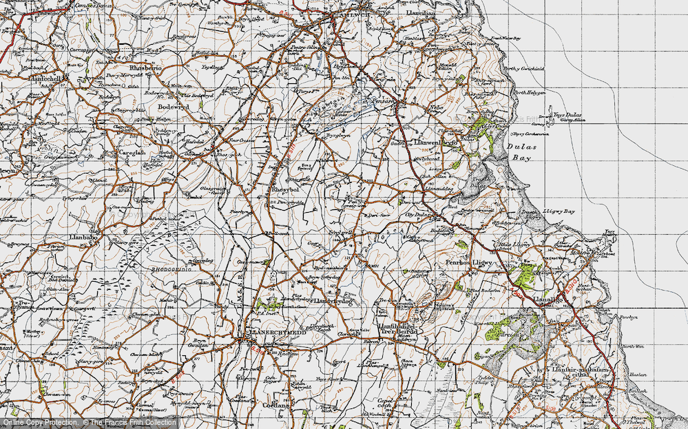 Old Map of Penygraigwen, 1947 in 1947