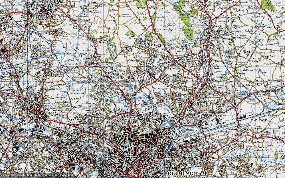 Old Map of Perry, 1946 in 1946