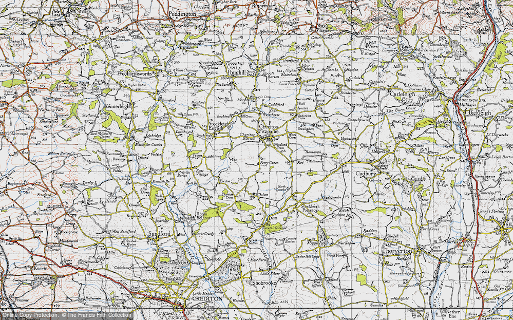 Old Map of Perry, 1946 in 1946