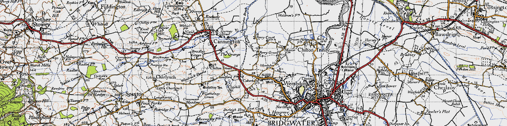 Old map of Perry Green in 1946