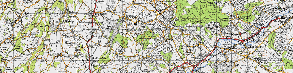 Old map of Perrywood in 1946