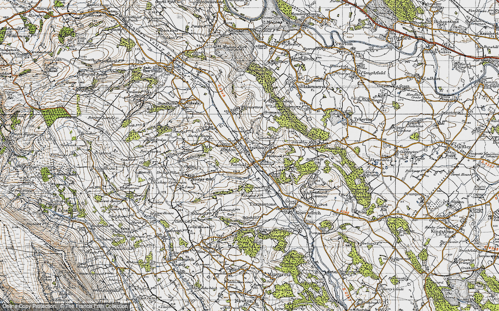 Old Map of Peterchurch, 1947 in 1947