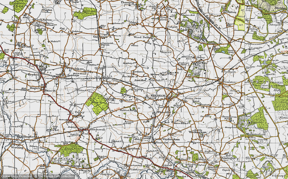 Old Map of Pettywell, 1946 in 1946