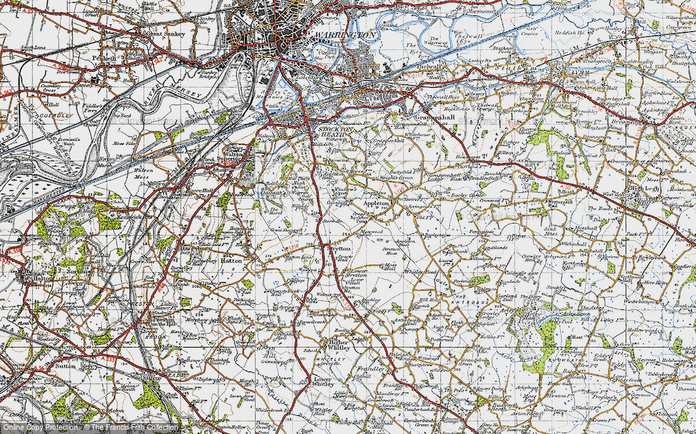 Old Map of Pewterspear, 1947 in 1947