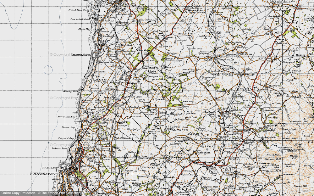 Old Map of Pica, 1947 in 1947