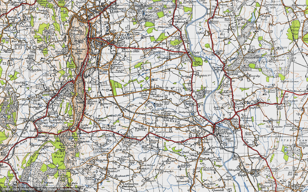 Old Map of Picken End, 1947 in 1947