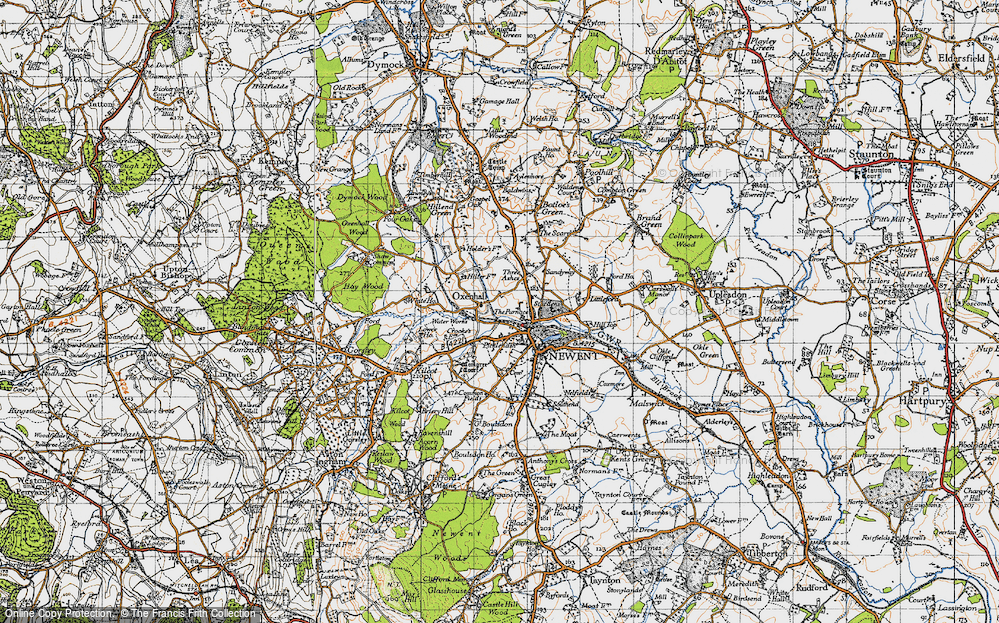 Old Map of Picklenash, 1947 in 1947