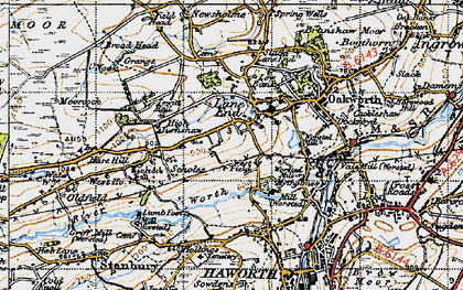 Old map of Pickles Hill in 1947