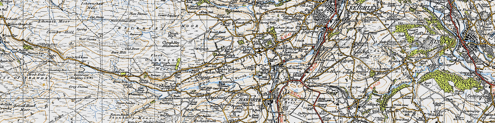 Old map of Pickles Hill in 1947