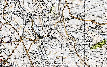 Old map of Pickup Bank in 1947