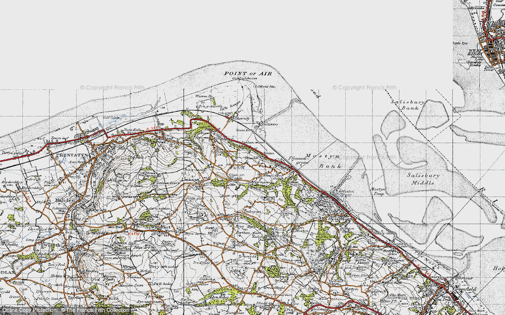 Old Map of Picton, 1947 in 1947