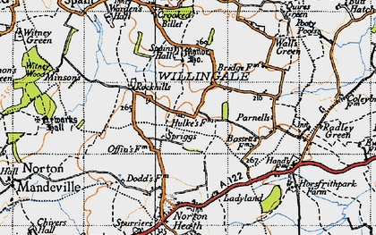 Old map of Pigstye Green in 1946