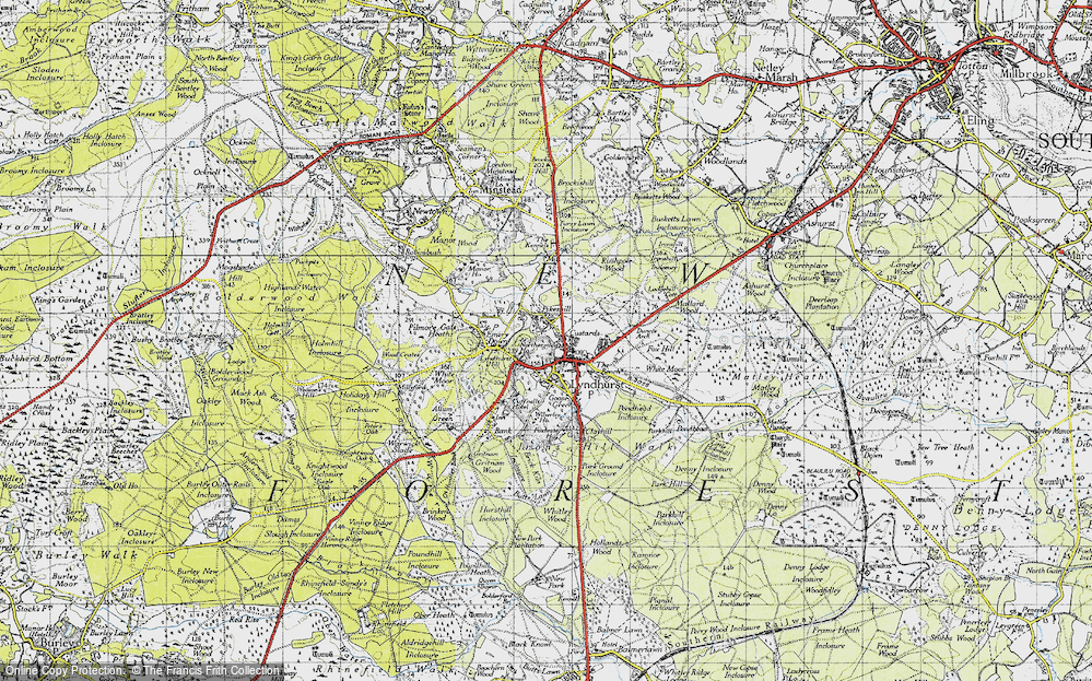 Old Map of Pikeshill, 1940 in 1940