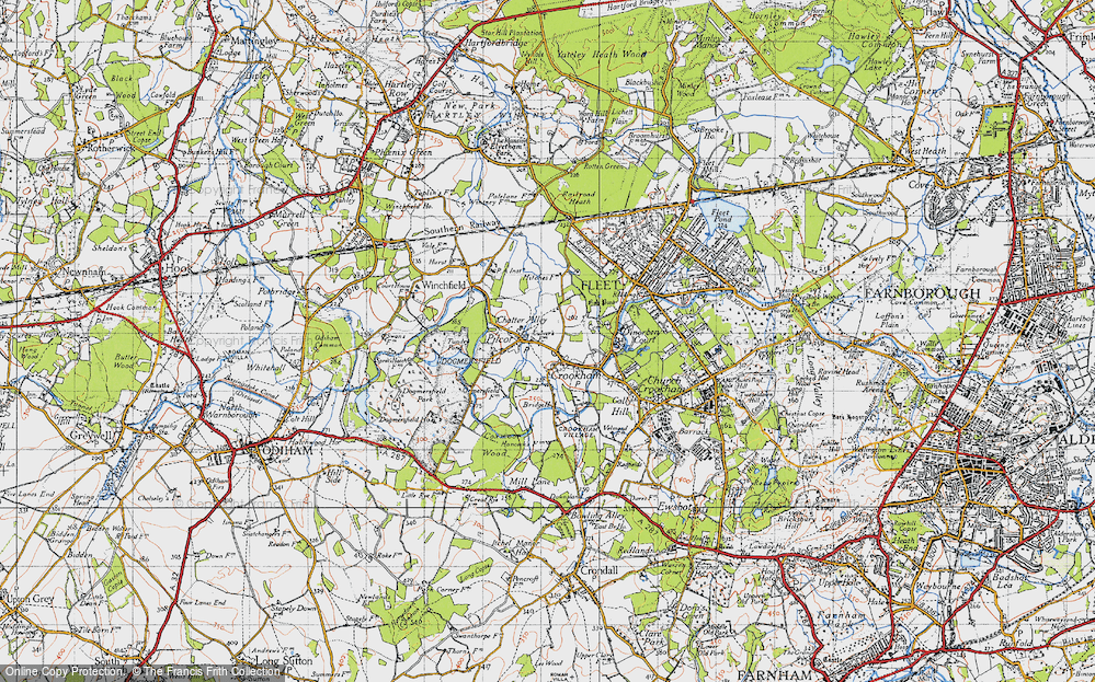 Old Map of Pilcott, 1940 in 1940