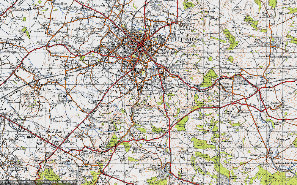 Old Map of Pilley, 1946 in 1946