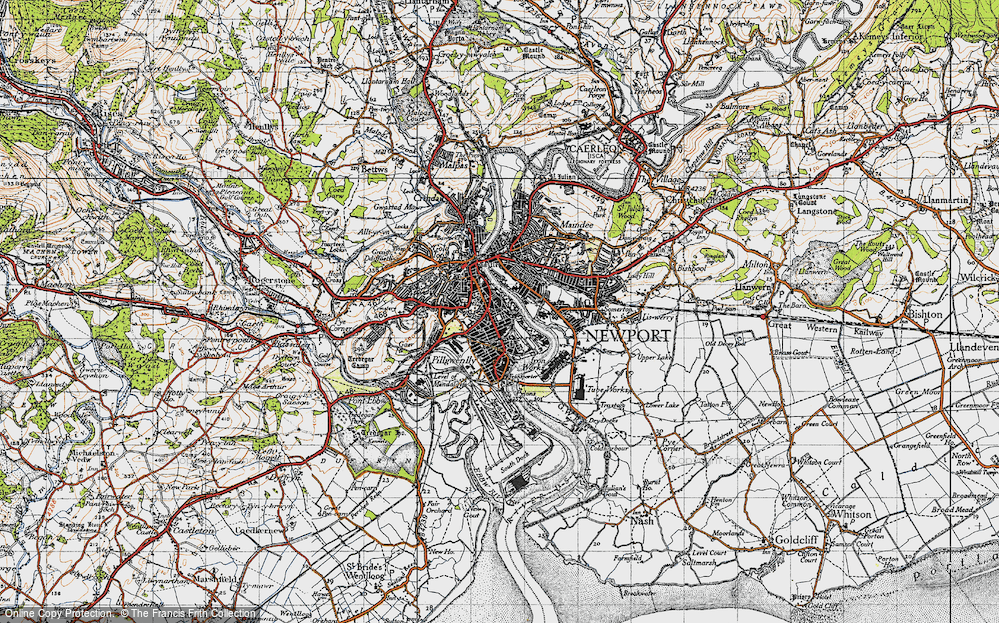 Old Map of Pillgwenlly, 1946 in 1946