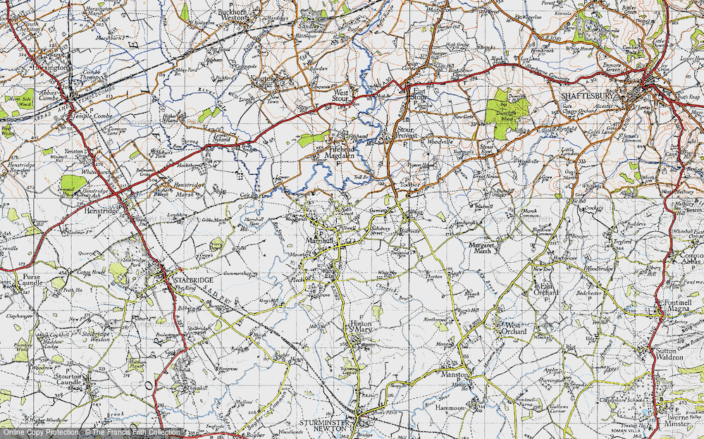Old Map of Pillwell, 1945 in 1945