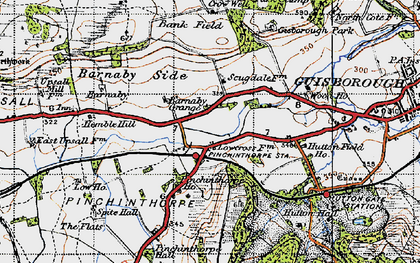 Old map of Bousdale Woods in 1947