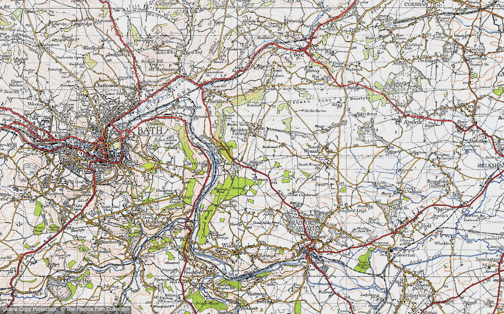Old Map of Pinckney Green, 1946 in 1946