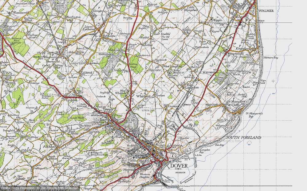 Old Map of Pineham, 1947 in 1947