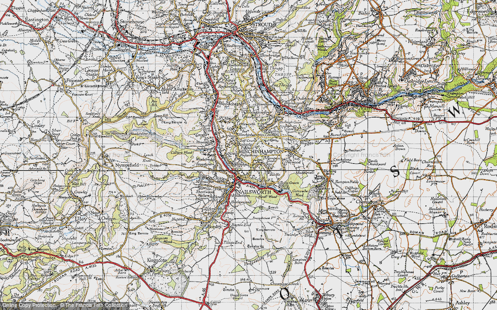 Old Map of Pinfarthings, 1946 in 1946
