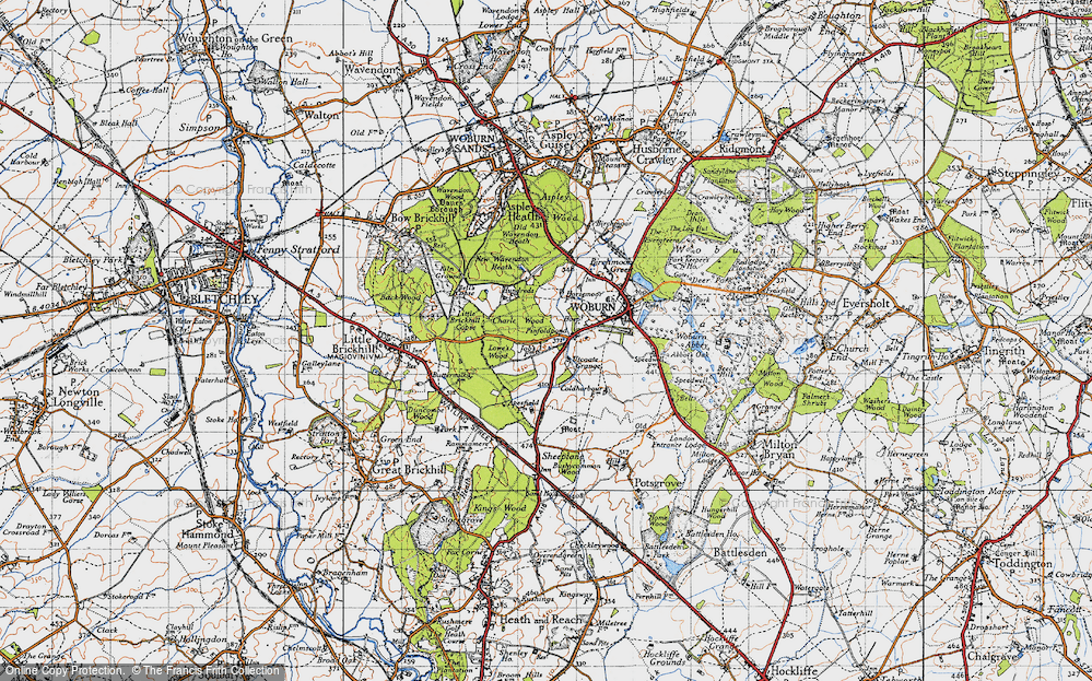 Old Map of Pinfoldpond, 1946 in 1946