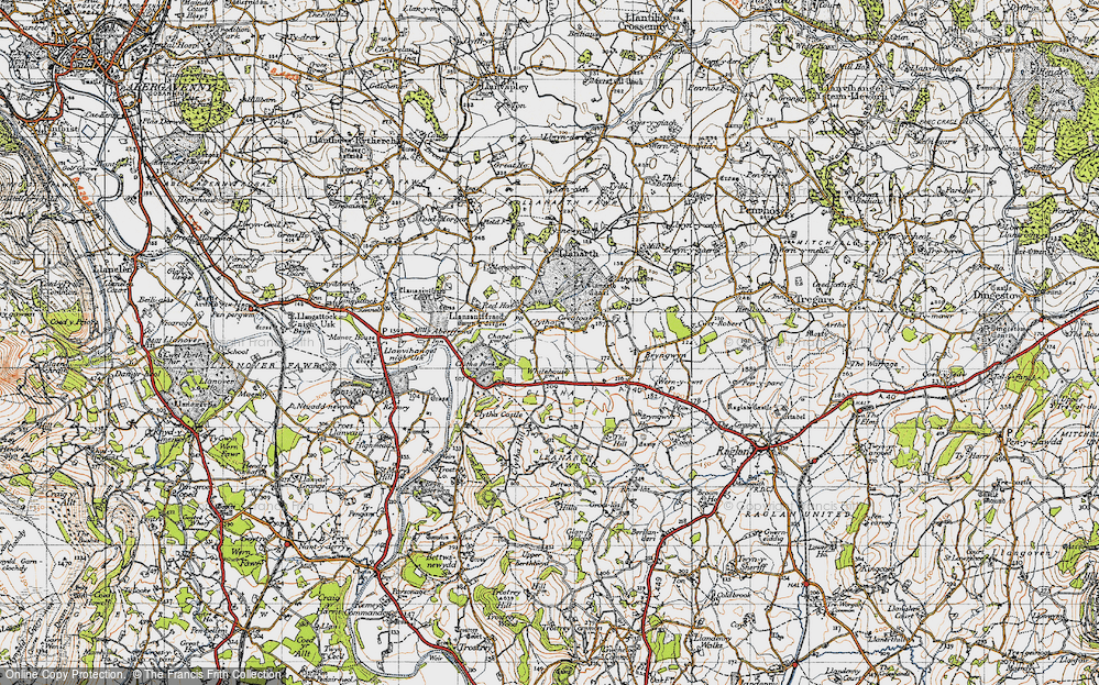 Old Map of Pit, 1946 in 1946